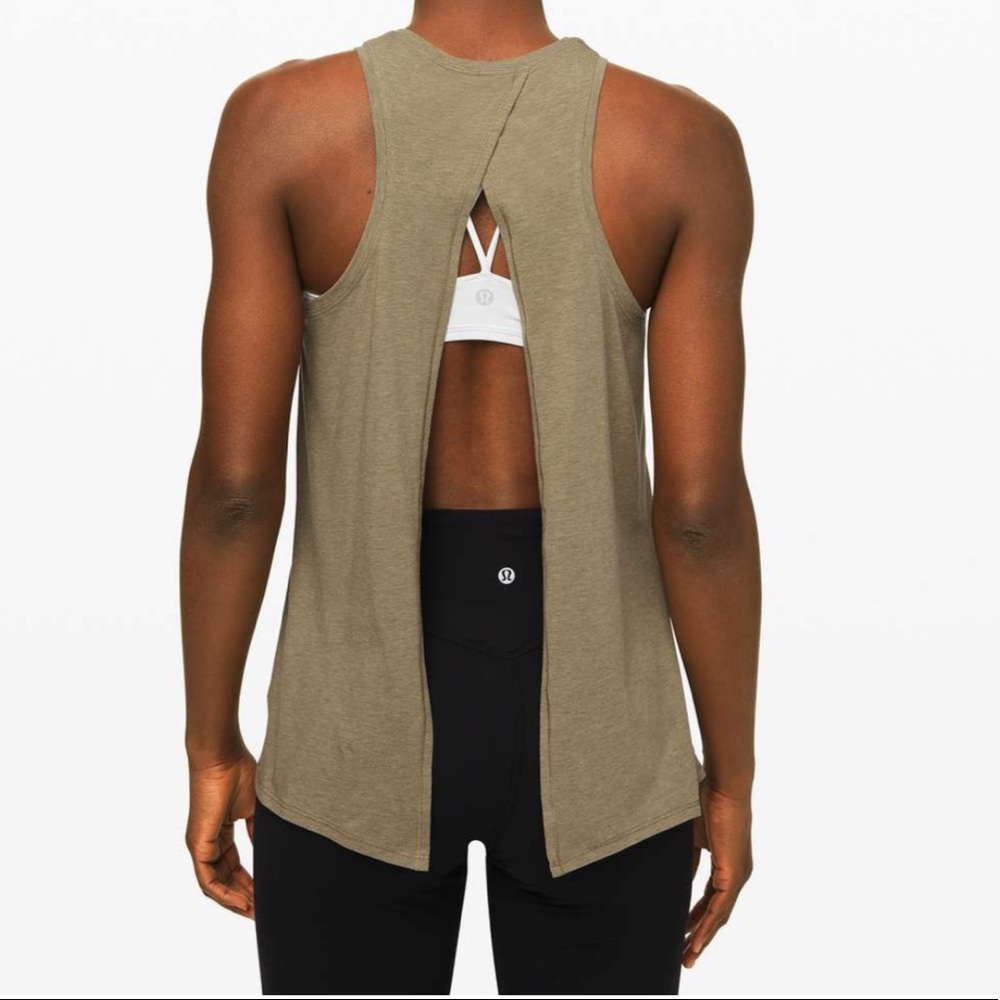 Lululemon All Tied Up Tank Top - Size: 8 (very good condition)